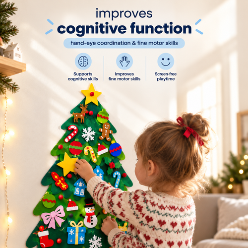 My First Merry Tree – Felt Christmas Tree Play Set