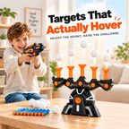 Hover Shot - father and son playing