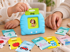 Pocket Speech Cards — blue reader in use concept