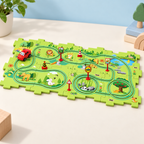 Puzzle Racer Set — Forest design example