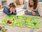 Puzzle Racer Set — Forest play scene concept